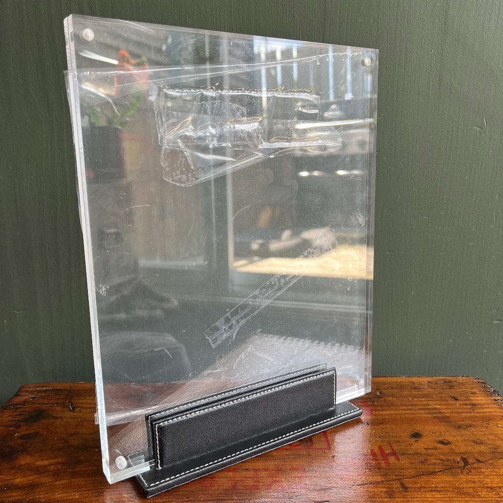 P&G Magnetic Plexiglass Standing Sign